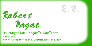 robert magat business card